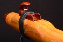 Osage Orange Native American Flute, Minor, Low C#-4, #G18I